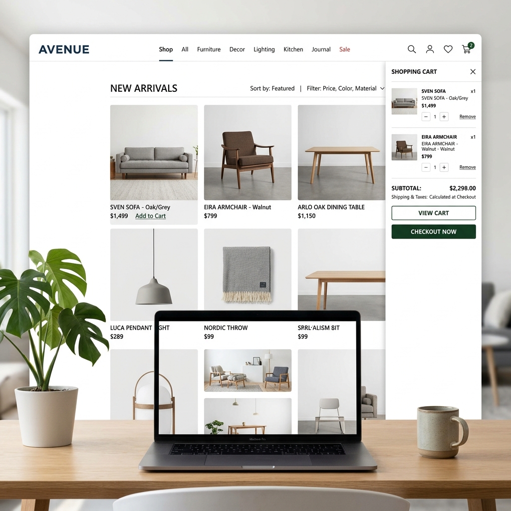 Shopsphere E-Commerce UI